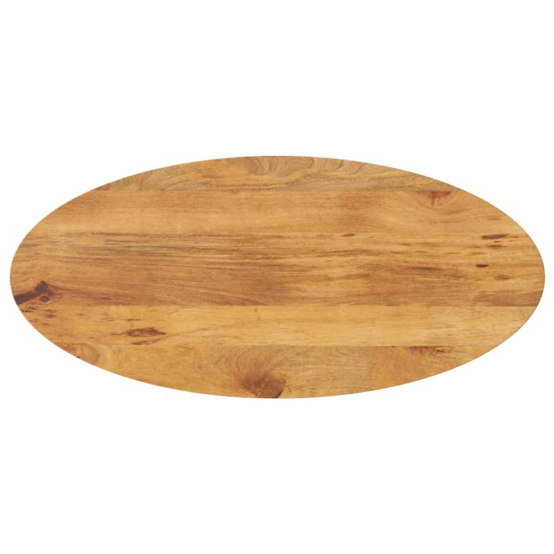 vidaXL Tischplatte 100x40x2,5 cm Oval Massivholz Mango vidaXL Tischplatte 100x40x2,5 cm Oval Massivholz Mango