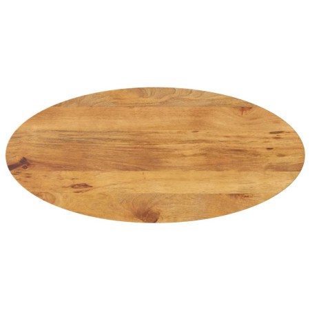 vidaXL Tischplatte 100x40x2,5 cm Oval Massivholz Mango