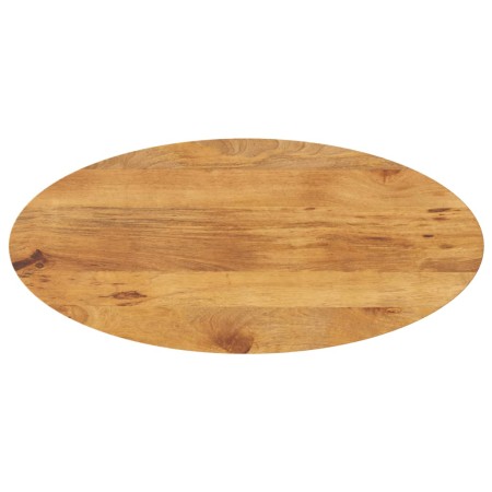 vidaXL Tischplatte 90x40x3,8 cm Oval Massivholz Mango