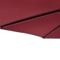vidaXL Sonnenschirm mit Stahlmast Weinrot 225x225x212 cm vidaXL Sonnenschirm mit Stahlmast Weinrot 225x225x212 cm