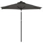 vidaXL Sonnenschirm mit Stahlmast Anthrazit 225x225x212 cm vidaXL Sonnenschirm mit Stahlmast Anthrazit 225x225x212 cm
