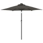 vidaXL Sonnenschirm mit Stahlmast Anthrazit 225x225x212 cm vidaXL Sonnenschirm mit Stahlmast Anthrazit 225x225x212 cm