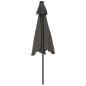 vidaXL Sonnenschirm mit Stahlmast Anthrazit 225x225x212 cm vidaXL Sonnenschirm mit Stahlmast Anthrazit 225x225x212 cm