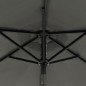 vidaXL Sonnenschirm mit Stahlmast Anthrazit 225x225x212 cm vidaXL Sonnenschirm mit Stahlmast Anthrazit 225x225x212 cm
