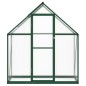vidaXL Gewächshaus mit Fundamentrahmen Grün 169x58x195 cm Aluminimum vidaXL Gewächshaus mit Fundamentrahmen Grün 169x58x195 cm Aluminimum