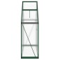 vidaXL Gewächshaus mit Fundamentrahmen Grün 169x58x195 cm Aluminimum vidaXL Gewächshaus mit Fundamentrahmen Grün 169x58x195 cm Aluminimum
