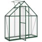 vidaXL Gewächshaus mit Fundamentrahmen Grün 169x58x195 cm Aluminimum vidaXL Gewächshaus mit Fundamentrahmen Grün 169x58x195 cm Aluminimum
