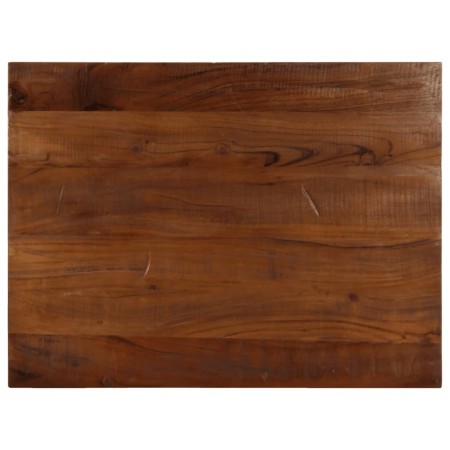 vidaXL Tischplatte 80x70x2,5 cm Rechteckig Altholz Massiv