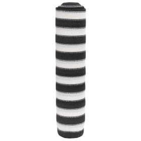 vidaXL Zaunblende Anthrazit und Weiß 1,8x10 m HDPE 150 g/m²