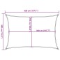 vidaXL Sonnensegel 160 g/m² Rechteckig Sandfarben 3x4 m HDPE vidaXL Sonnensegel 160 g/m² Rechteckig Sandfarben 3x4 m HDPE
