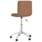 Esszimmerstühle 2 Stk. Drehbar Braun Stoff Esszimmerstühle 2 Stk. Drehbar Braun Stoff