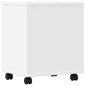 vidaXL Druckerständer mit Rollen Weiß 41x32x48 cm vidaXL Druckerständer mit Rollen Weiß 41x32x48 cm