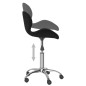 Esszimmerstühle 2 Stk. Drehbar Schwarz Samt Esszimmerstühle 2 Stk. Drehbar Schwarz Samt