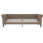Tagesbett Cappuccino-Braun 100x200 cm Kunstleder Tagesbett Cappuccino-Braun 100x200 cm Kunstleder