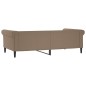 Tagesbett Cappuccino-Braun 100x200 cm Kunstleder Tagesbett Cappuccino-Braun 100x200 cm Kunstleder