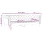 Tagesbett Cappuccino-Braun 100x200 cm Kunstleder Tagesbett Cappuccino-Braun 100x200 cm Kunstleder