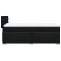 vidaXL Boxspringbett mit Matratze Schwarz 90x200 cm Stoff vidaXL Boxspringbett mit Matratze Schwarz 90x200 cm Stoff