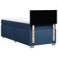 vidaXL Boxspringbett mit Matratze Blau 100x200 cm Stoff vidaXL Boxspringbett mit Matratze Blau 100x200 cm Stoff