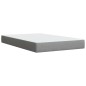 vidaXL Boxspringbett mit Matratze Hellgrau 120x200 cm Stoff vidaXL Boxspringbett mit Matratze Hellgrau 120x200 cm Stoff