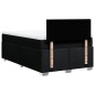 vidaXL Boxspringbett mit Matratze Schwarz 120x200 cm Stoff vidaXL Boxspringbett mit Matratze Schwarz 120x200 cm Stoff