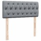 vidaXL Boxspringbett mit Matratze Hellgrau 120x200 cm Stoff vidaXL Boxspringbett mit Matratze Hellgrau 120x200 cm Stoff