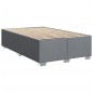 vidaXL Boxspringbett mit Matratze Hellgrau 120x200 cm Stoff vidaXL Boxspringbett mit Matratze Hellgrau 120x200 cm Stoff