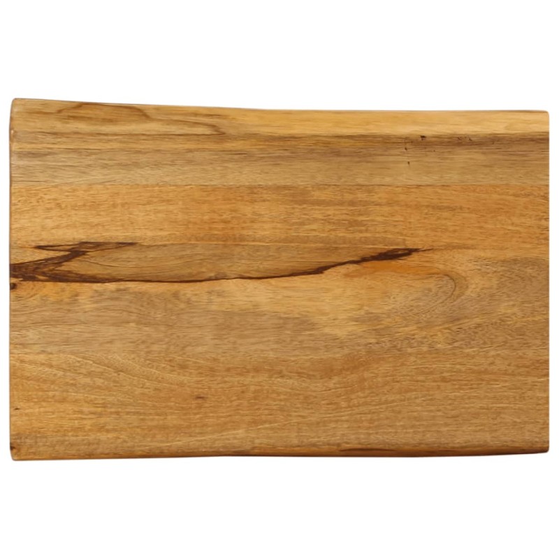 vidaXL Tischplatte mit Baumkante 70x40x2,5 cm Massivholz Mango vidaXL Tischplatte mit Baumkante 70x40x2,5 cm Massivholz Mango