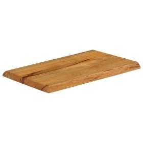 vidaXL Tischplatte mit Baumkante 70x40x2,5 cm Massivholz Mango