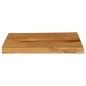 vidaXL Tischplatte mit Baumkante 70x40x2,5 cm Massivholz Mango vidaXL Tischplatte mit Baumkante 70x40x2,5 cm Massivholz Mango