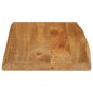 vidaXL Tischplatte mit Baumkante 70x40x2,5 cm Massivholz Mango vidaXL Tischplatte mit Baumkante 70x40x2,5 cm Massivholz Mango