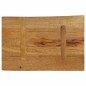 vidaXL Tischplatte mit Baumkante 70x40x2,5 cm Massivholz Mango vidaXL Tischplatte mit Baumkante 70x40x2,5 cm Massivholz Mango