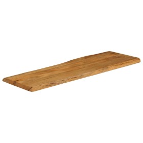 vidaXL Tischplatte mit Baumkante 120x40x2,5 cm Massivholz Mango