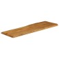 vidaXL Tischplatte mit Baumkante 120x40x2,5 cm Massivholz Mango vidaXL Tischplatte mit Baumkante 120x40x2,5 cm Massivholz Mango