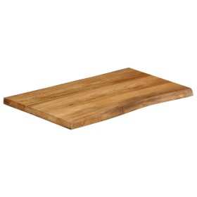 vidaXL Tischplatte mit Baumkante 80x60x2,5 cm Massivholz Mango