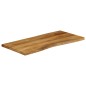 vidaXL Tischplatte mit Baumkante 100x60x2,5 cm Massivholz Mango vidaXL Tischplatte mit Baumkante 100x60x2,5 cm Massivholz Mango