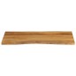 vidaXL Tischplatte mit Baumkante 100x60x2,5 cm Massivholz Mango vidaXL Tischplatte mit Baumkante 100x60x2,5 cm Massivholz Mango