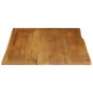 vidaXL Tischplatte mit Baumkante 100x80x2,5 cm Massivholz Mango vidaXL Tischplatte mit Baumkante 100x80x2,5 cm Massivholz Mango