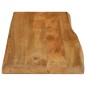 vidaXL Tischplatte mit Baumkante 90x40x3,8 cm Massivholz Mango vidaXL Tischplatte mit Baumkante 90x40x3,8 cm Massivholz Mango