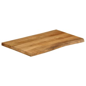 vidaXL Tischplatte mit Baumkante 70x60x3,8 cm Massivholz Mango