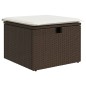 vidaXL 6-tlg. Garten-Sofagarnitur mit Kissen Braun Poly Rattan vidaXL 6-tlg. Garten-Sofagarnitur mit Kissen Braun Poly Rattan
