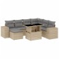 vidaXL 8-tlg. Garten-Sofagarnitur mit Kissen Beige Poly Rattan vidaXL 8-tlg. Garten-Sofagarnitur mit Kissen Beige Poly Rattan