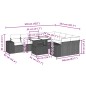 vidaXL 10-tlg. Garten-Sofagarnitur mit Kissen Beige Poly Rattan vidaXL 10-tlg. Garten-Sofagarnitur mit Kissen Beige Poly Rattan