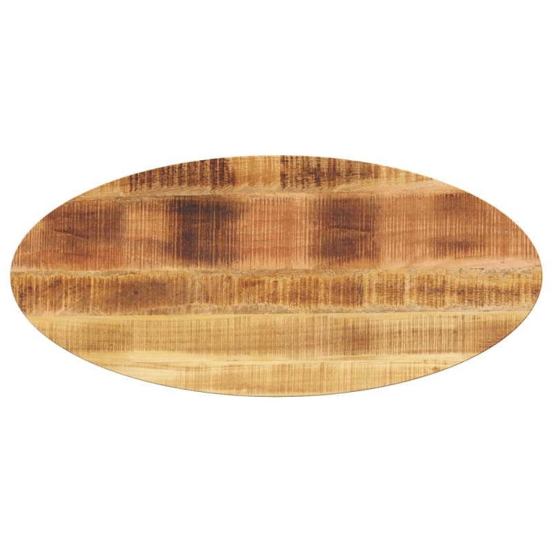 vidaXL Tischplatte 100x50x2,5 cm Oval Massivholz Mango vidaXL Tischplatte 100x50x2,5 cm Oval Massivholz Mango