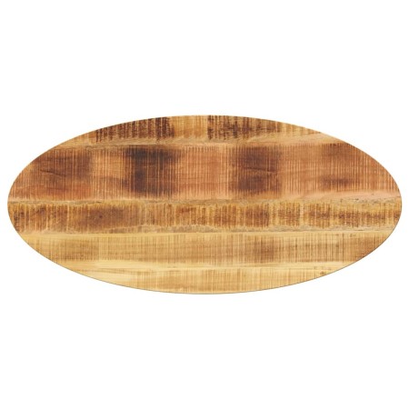 vidaXL Tischplatte 100x50x2,5 cm Oval Massivholz Mango