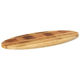 vidaXL Tischplatte 100x50x2,5 cm Oval Massivholz Mango