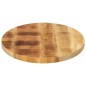 vidaXL Tischplatte 100x50x2,5 cm Oval Massivholz Mango vidaXL Tischplatte 100x50x2,5 cm Oval Massivholz Mango