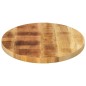 vidaXL Tischplatte 90x40x3,8 cm Oval Massivholz Mango vidaXL Tischplatte 90x40x3,8 cm Oval Massivholz Mango