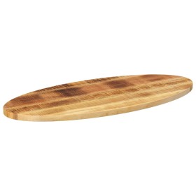 vidaXL Tischplatte 120x60x3,8 cm Oval Massivholz Mango