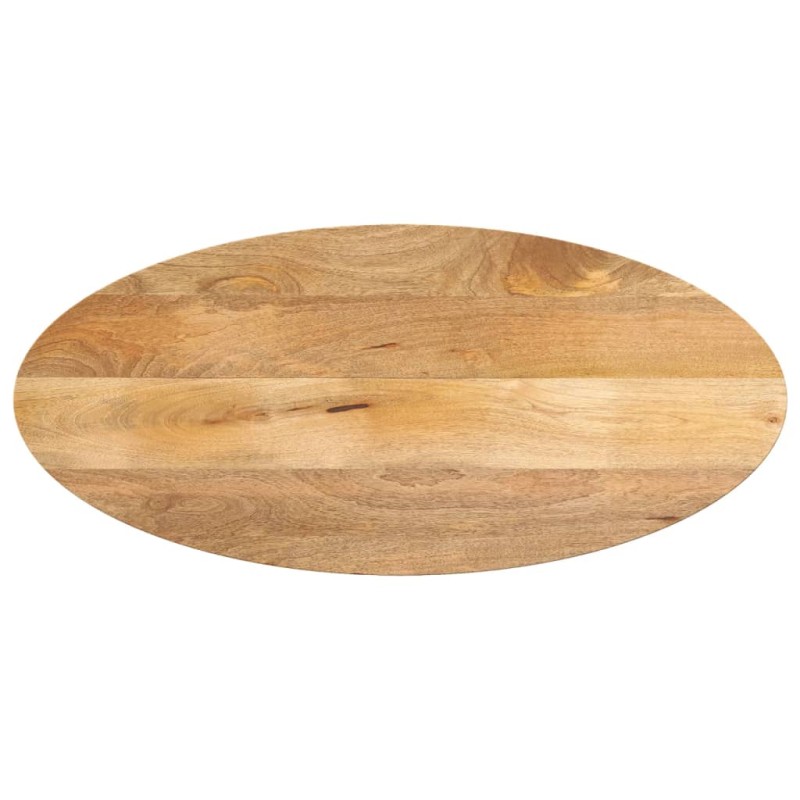 vidaXL Tischplatte 110x40x2,5 cm Oval Massivholz Mango vidaXL Tischplatte 110x40x2,5 cm Oval Massivholz Mango