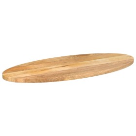 vidaXL Tischplatte 110x40x2,5 cm Oval Massivholz Mango